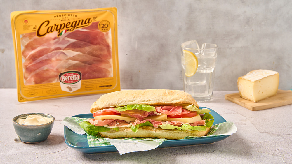 Ciabatta con Prosciutto di Carpegna DOP