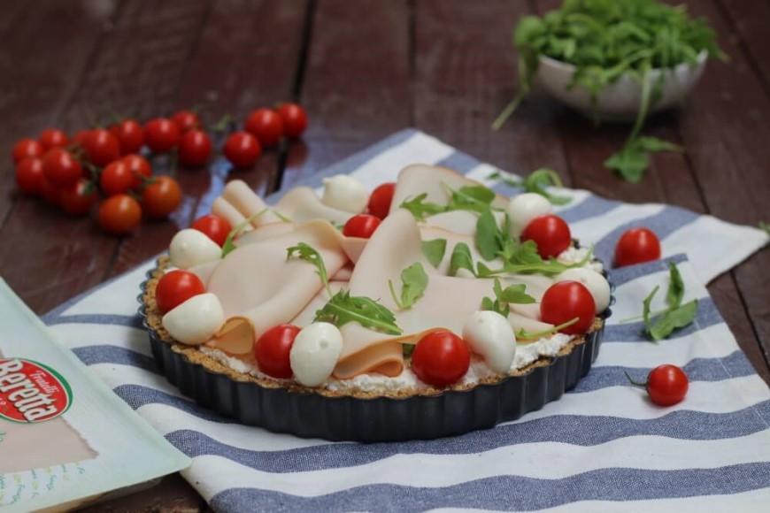 Crostata salata con tacchino