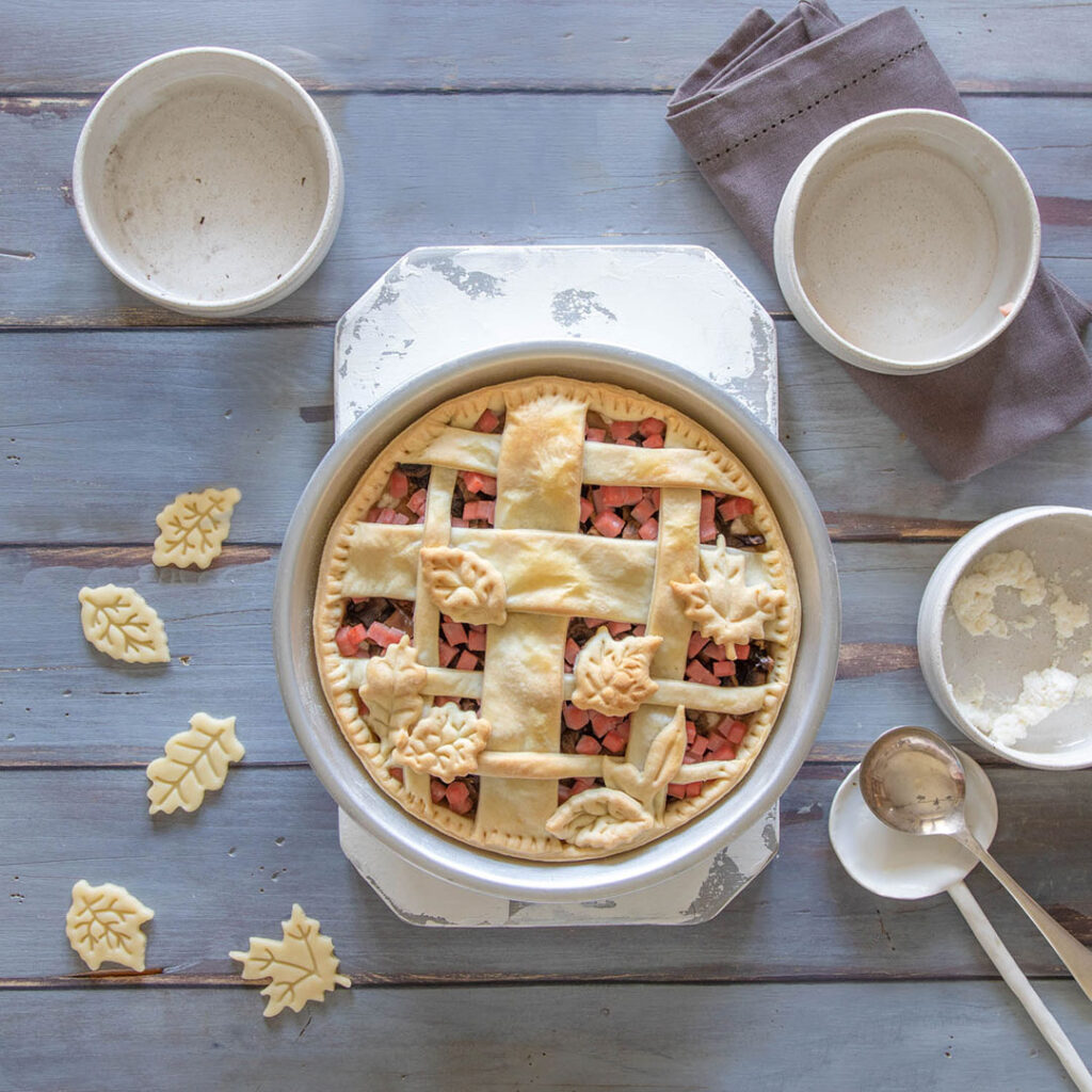 Torta salata con ricotta