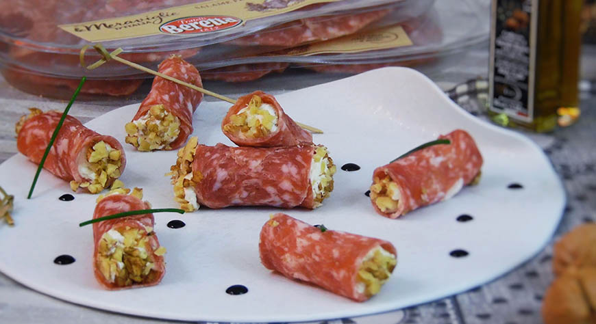 Cannolo di Salame dal Cuore Cremoso