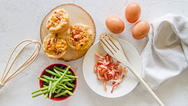 Quiche con patate, fagiolini e guanciale
