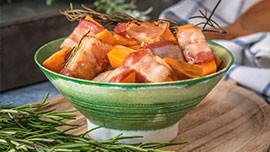 Patate dolci al bacon