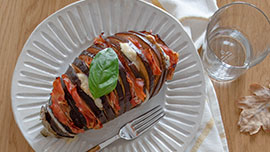Melanzane a fisarmonica e Cotto I Love You