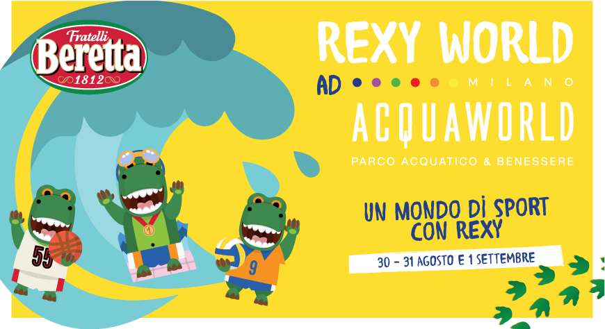 Merendino Beretta e Rexy Sport all'Acquaworld di Concorezzo