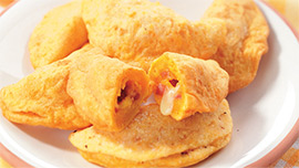 Panzerotti con cotto ed emmentaler