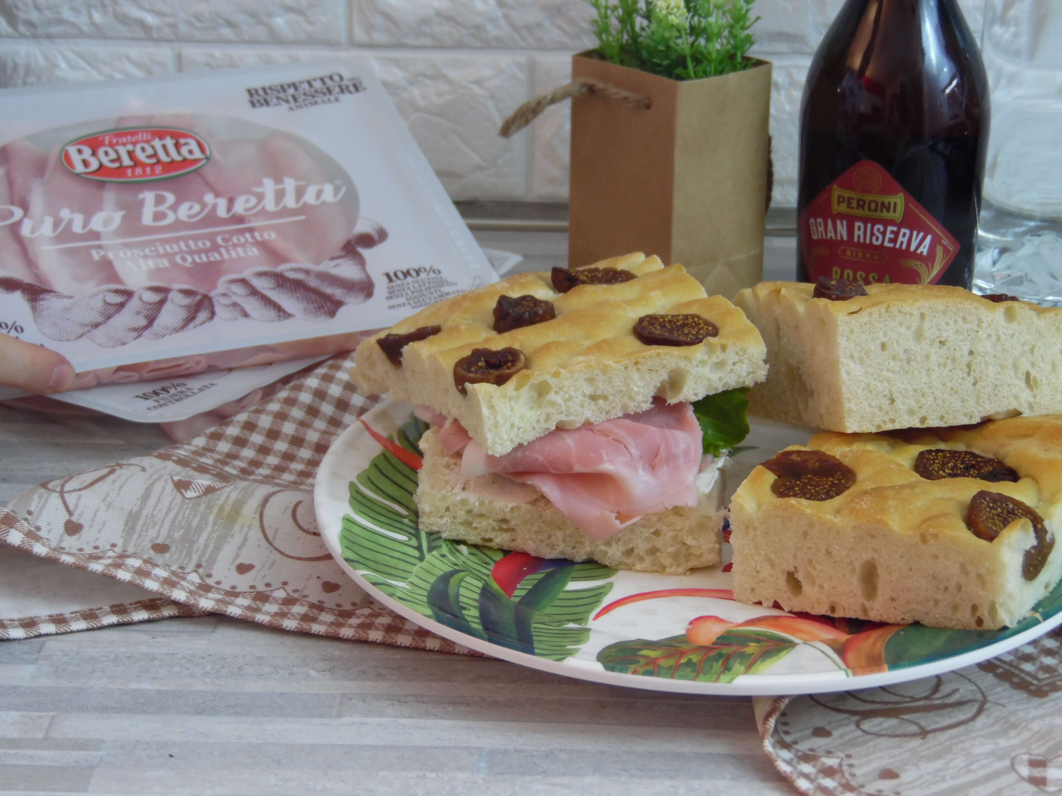 Focaccia ai fichi e cotto