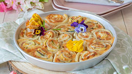 Torta di rose di sfoglia
